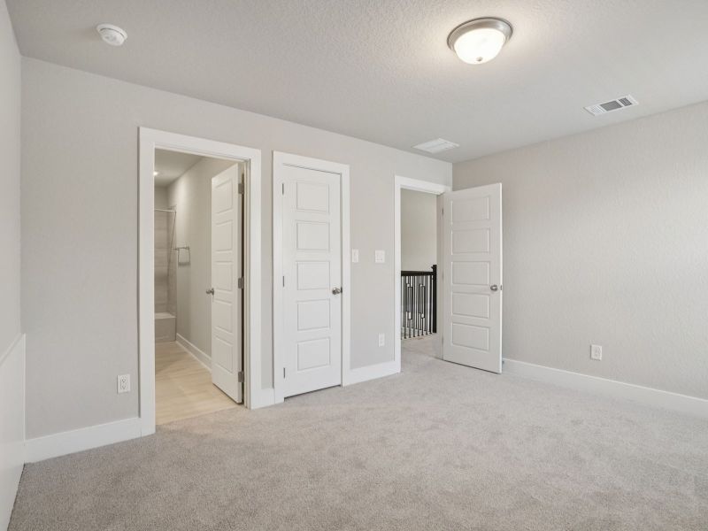 Secondary Bedroom in the San Jacinto floorplan at a Meritage Homes community. Secondary Bedroom in the San Jacinto floorplan at a Meritage Homes community.
