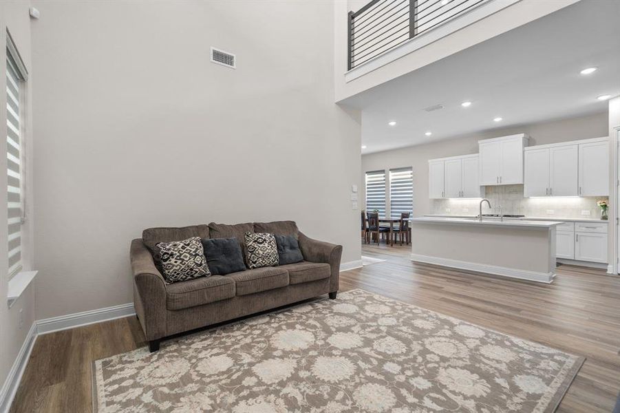 Furnished interior view inside a new home in , Frisco (Image 12). Furnished interior view inside a new home in , Frisco (Image 12).