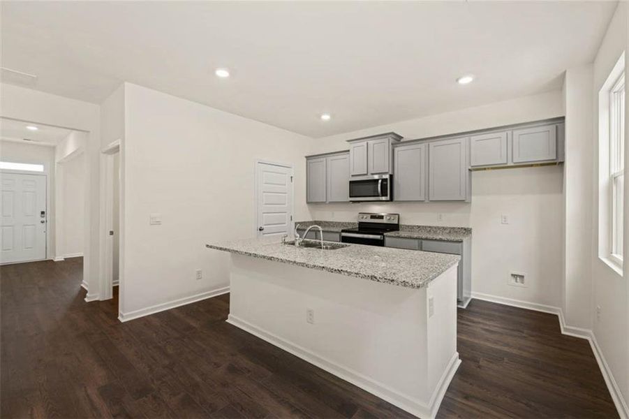 Furnished interior view inside a new home in The Reserve at Calcutta, Stockbridge (Image 8).