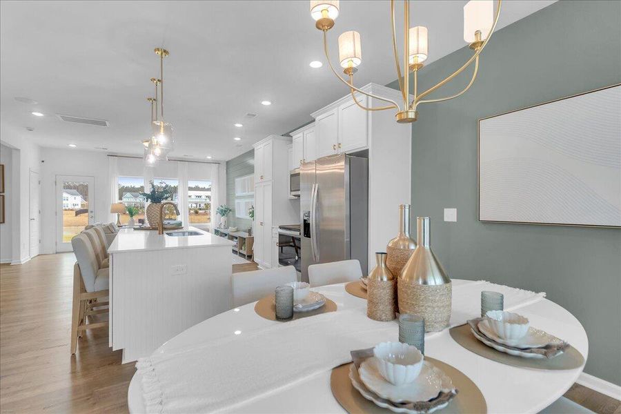 Furnished interior view inside a new home in , Ravenel (Image 6).