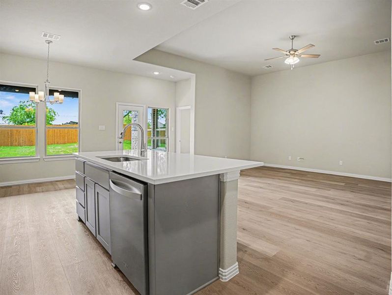 Furnished interior view inside a new home in Cole Crossing Estates, DeSoto (Image 12). Furnished interior view inside a new home in Cole Crossing Estates, DeSoto (Image 12).