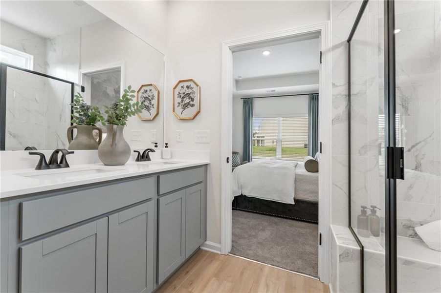 Furnished interior view inside a new home in , Rockmart (Image 16).