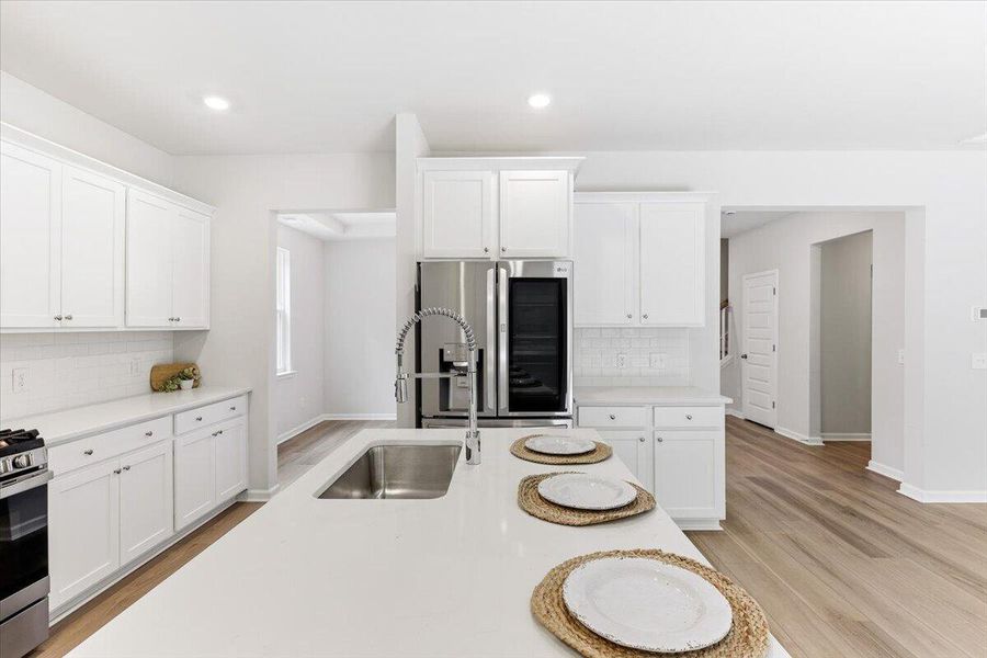 Furnished interior view inside a new home in Limehouse Village: Arbor Series, Summerville (Image 36).