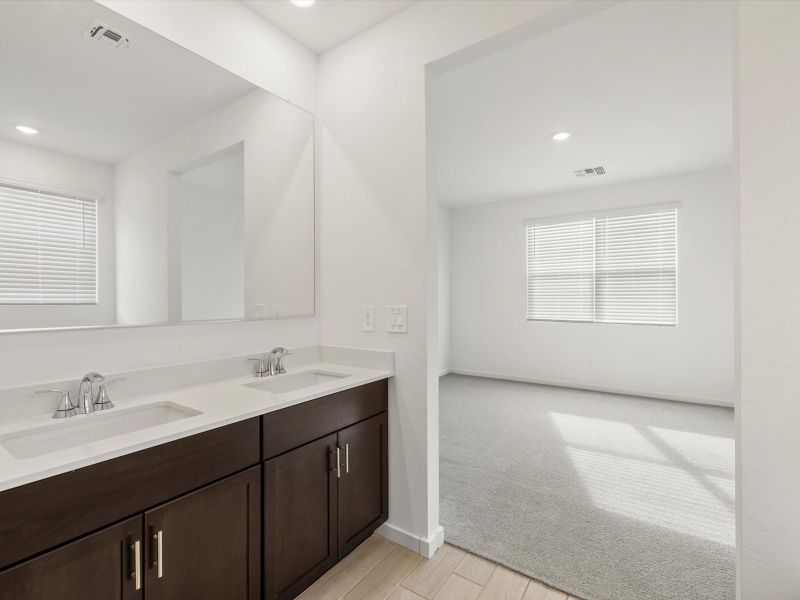Furnished interior view inside a new home in Entrada Reserve Series, Tolleson (Image 7).