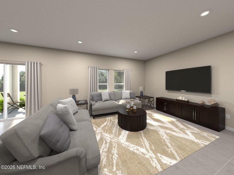 Furnished interior view inside a new home in Flagler Village - Signature Series, Palm Coast (Image 5).