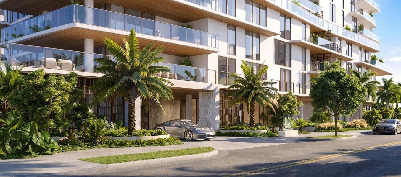 Front exterior of a new home in , Boca Raton, FL, highlighting curb appeal (Image 1).