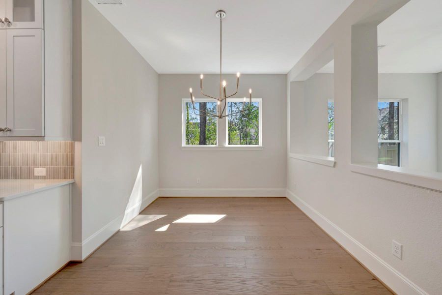 Spacious, unfurnished interior of a new home in The Woodlands Hills - Premier Collection, Willis (Image 23).