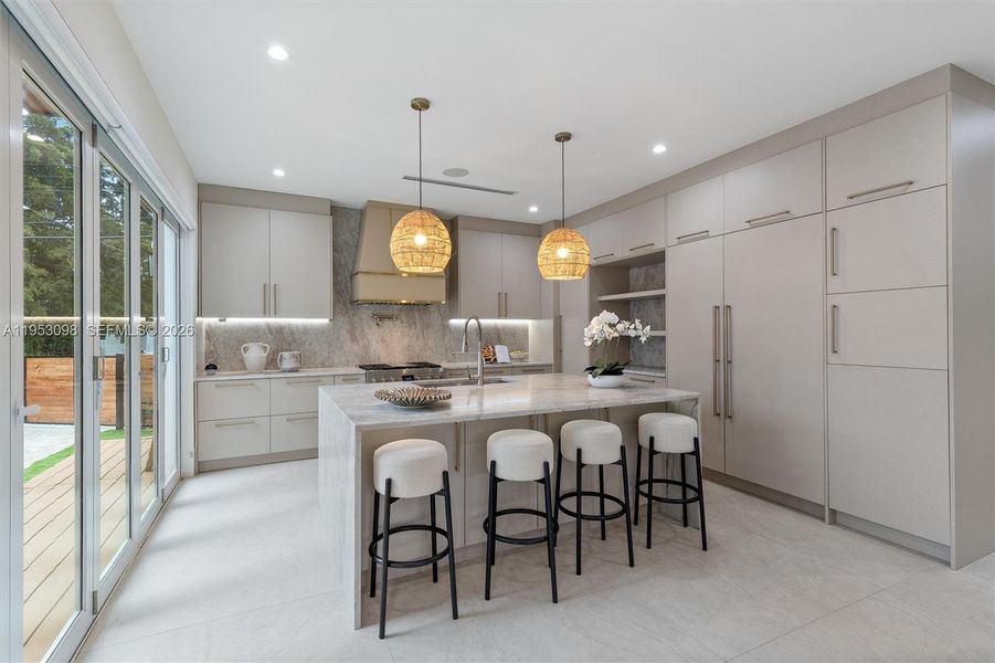 Furnished interior view inside a new home in , Miami (Image 8).