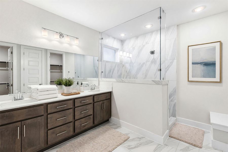 Furnished interior view inside a new home in Blackhawk, Pflugerville (Image 8).
