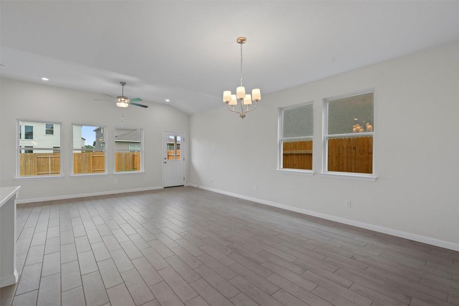 Spacious, unfurnished interior of a new home in Butler Farms, Liberty Hill (Image 31). Spacious, unfurnished interior of a new home in Butler Farms, Liberty Hill (Image 31).
