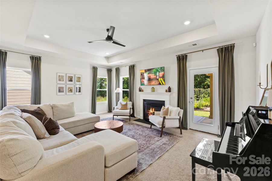 Furnished interior view inside a new home in Bailey's Run, Rock Hill (Image 6).