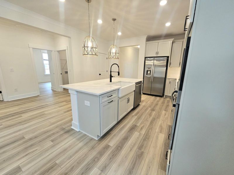 Furnished interior view inside a new home in Creekside at Andrews, Summerville (Image 5).