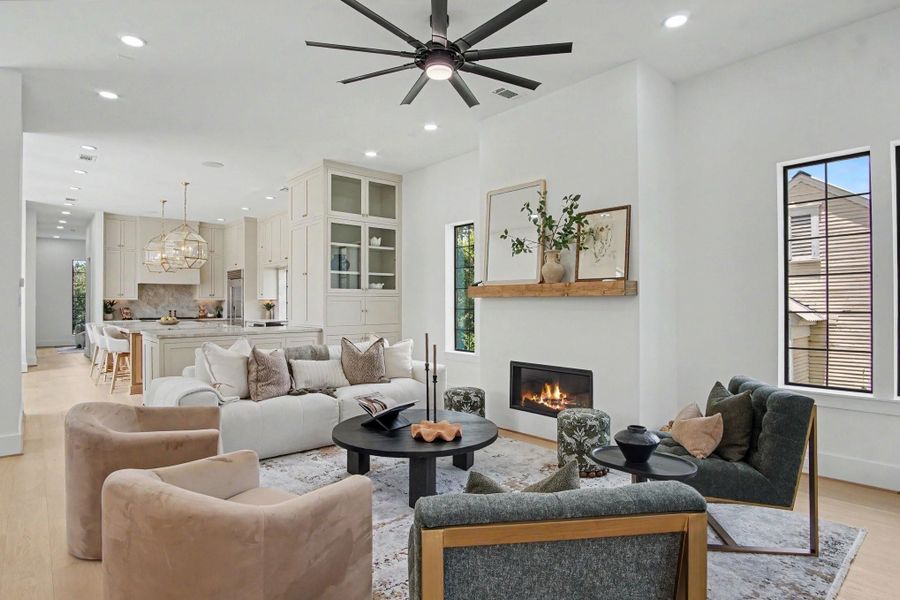 Furnished interior view inside a new home in , Houston (Image 14). Furnished interior view inside a new home in , Houston (Image 14).