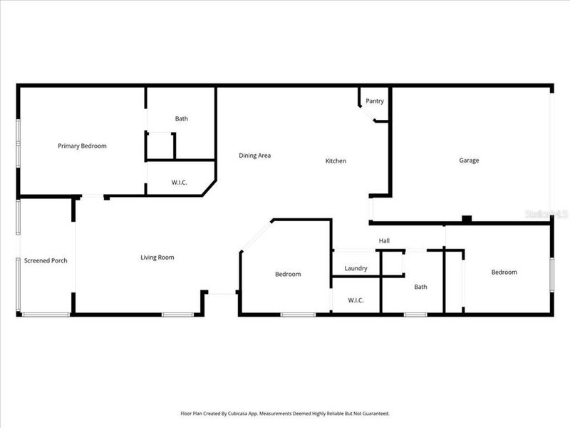 2D floor plan layout of this home in Ocala Preserve, Ocala, FL (Image 5).