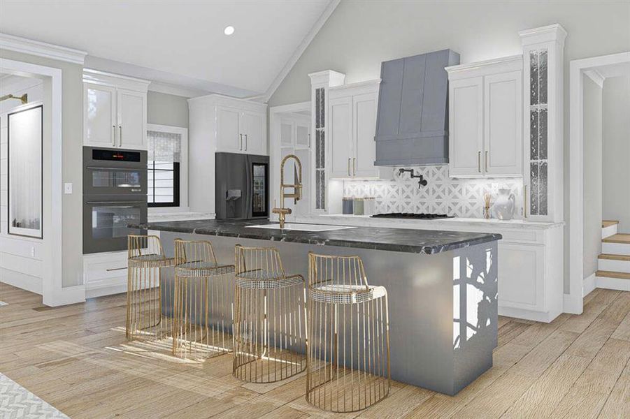 Furnished interior view inside a new home in Oak Water Ranch, Granbury (Image 13). Furnished interior view inside a new home in Oak Water Ranch, Granbury (Image 13).