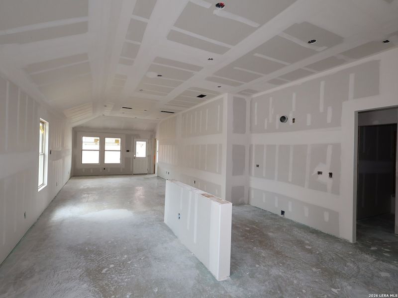 In-progress construction of a new home in Park Place, New Braunfels, TX (Image 23).