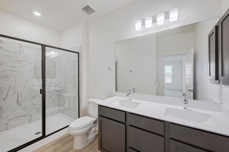 Furnished interior view inside a new home in Centerpoint Meadows, Lockhart (Image 7). Furnished interior view inside a new home in Centerpoint Meadows, Lockhart (Image 7).