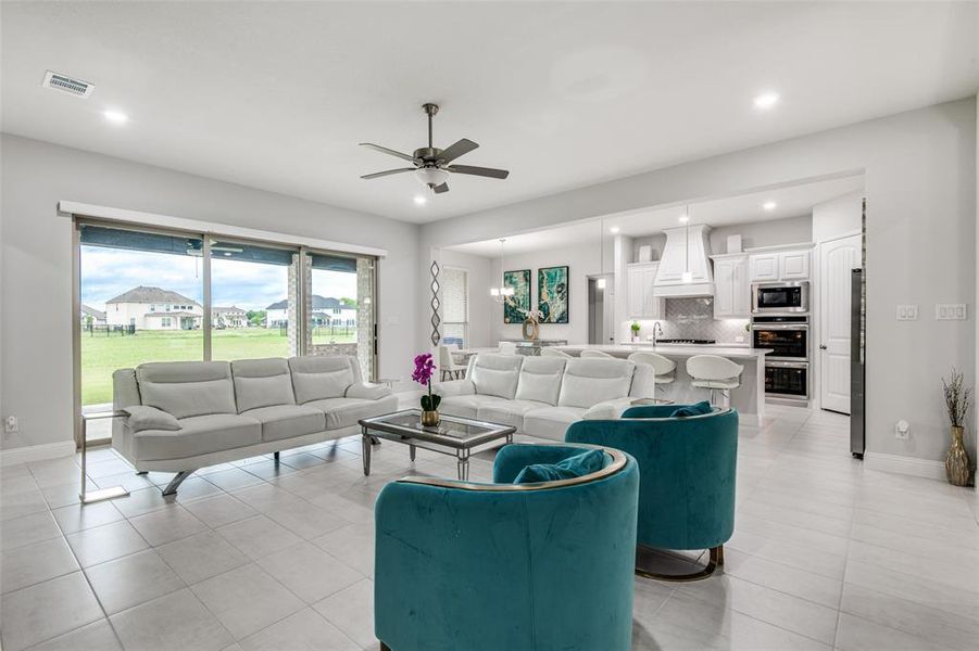 Furnished interior view inside a new home in , Royse City (Image 8).