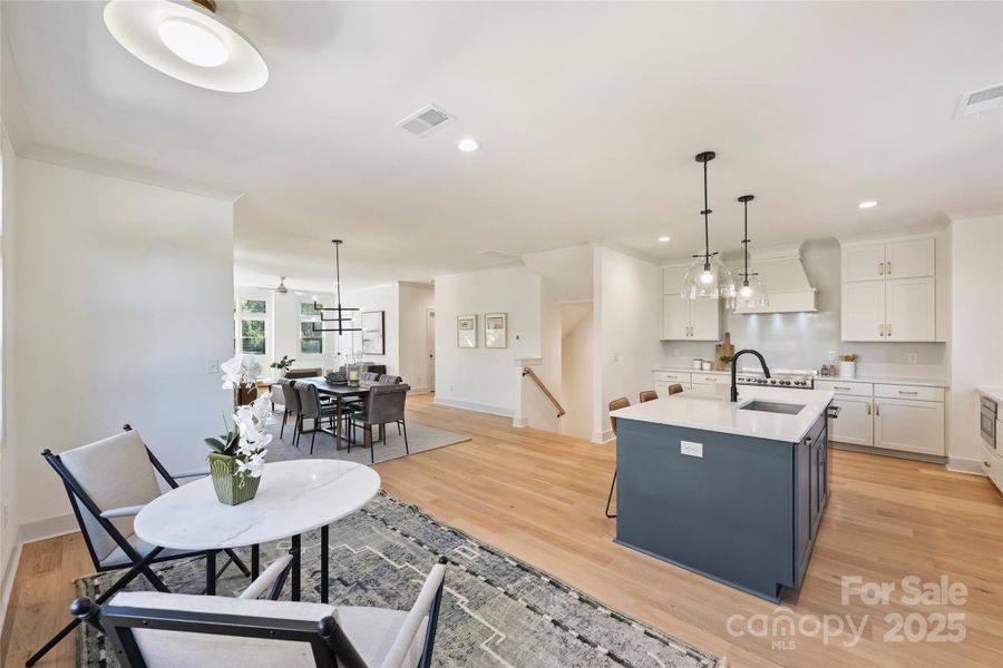 Furnished interior view inside a new home in , Charlotte (Image 5).