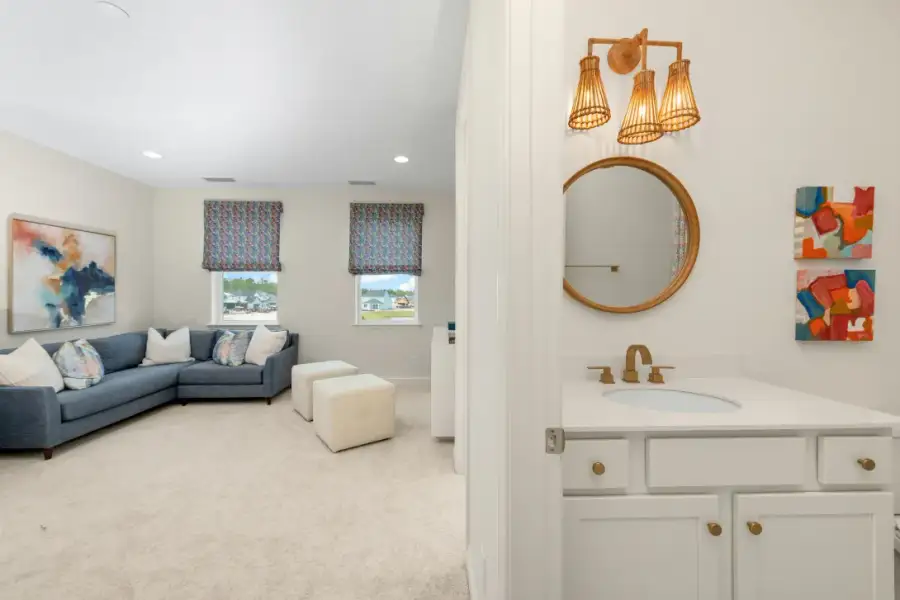 Representative furnished interior of a home built from the Sawyer by Riverside Homes in Sagebrush at EverRange, Jacksonville (Image 80).