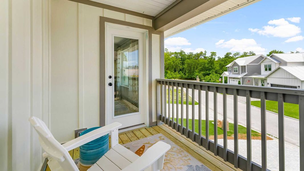 Furnished interior view inside a new home in Sanctuary Beach, Panama City Beach (Image 10).