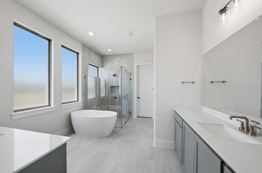 Furnished interior view inside a new home in Hillside Village, Celina (Image 10).