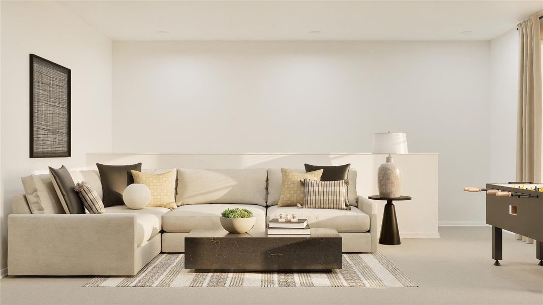 Furnished interior view inside a new home in , Salado (Image 27).