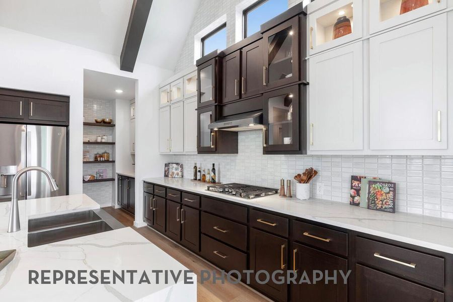 Furnished interior view inside a new home in Lariat, Liberty Hill (Image 8).