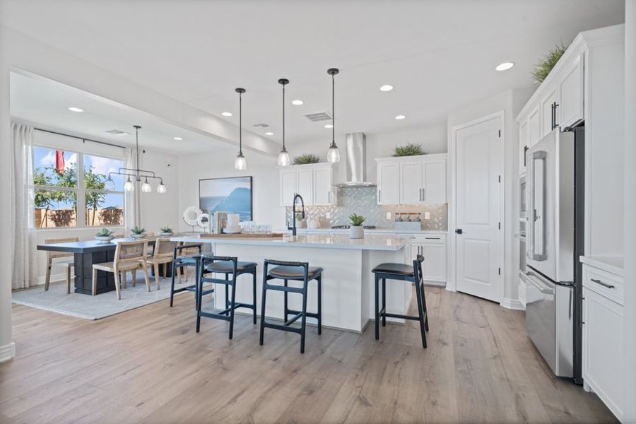 Furnished interior view inside a new home in Combs Ranch, San Tan Valley (Image 10).