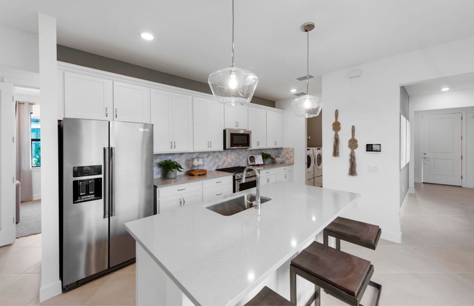 Furnished interior view inside a new home in Arbor Oaks, North Port (Image 7).