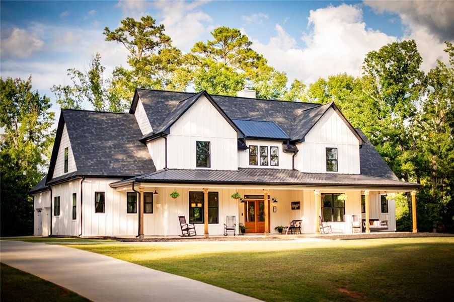 Front exterior of a new home in , Monticello, GA, highlighting curb appeal (Image 34).