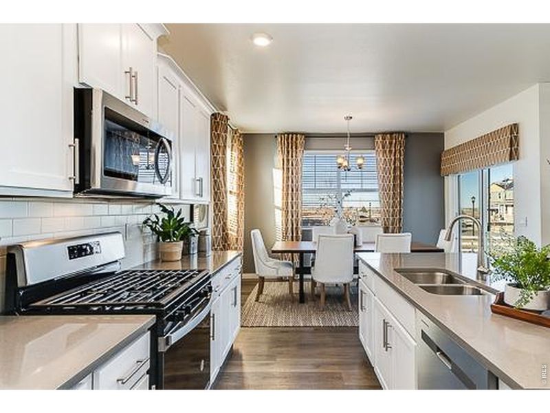 Furnished interior view inside a new home in Prairie Song, Windsor (Image 12).