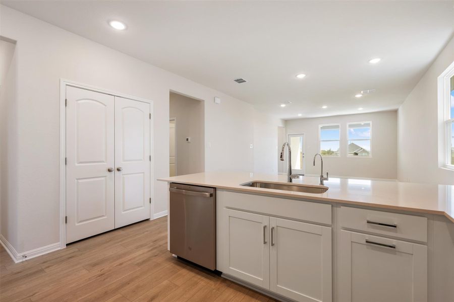 Furnished interior view inside a new home in Patterson Ranch, Georgetown (Image 10). Furnished interior view inside a new home in Patterson Ranch, Georgetown (Image 10).