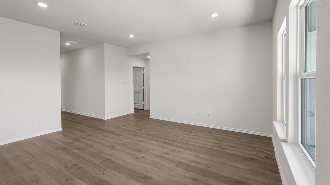 Representative unfurnished interior of a home built from the Bellvue by D.R. Horton in Corsicana Commons, Corsicana (Image 21). Representative unfurnished interior of a home built from the Bellvue by D.R. Horton in Corsicana Commons, Corsicana (Image 21).