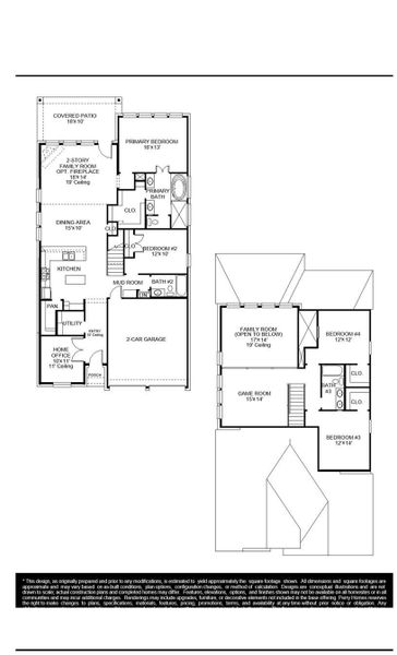 2D floor plan layout of this home in Bridgeland, Cypress, TX (Image 3). 2D floor plan layout of this home in Bridgeland, Cypress, TX (Image 3).