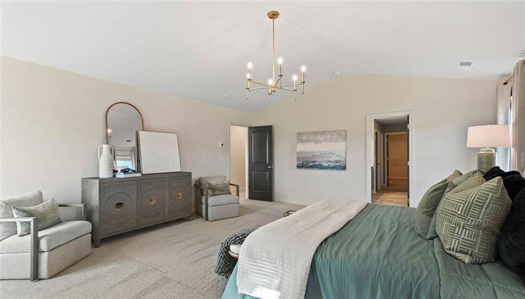 Furnished interior view inside a new home in Adagio, Dacula (Image 13).