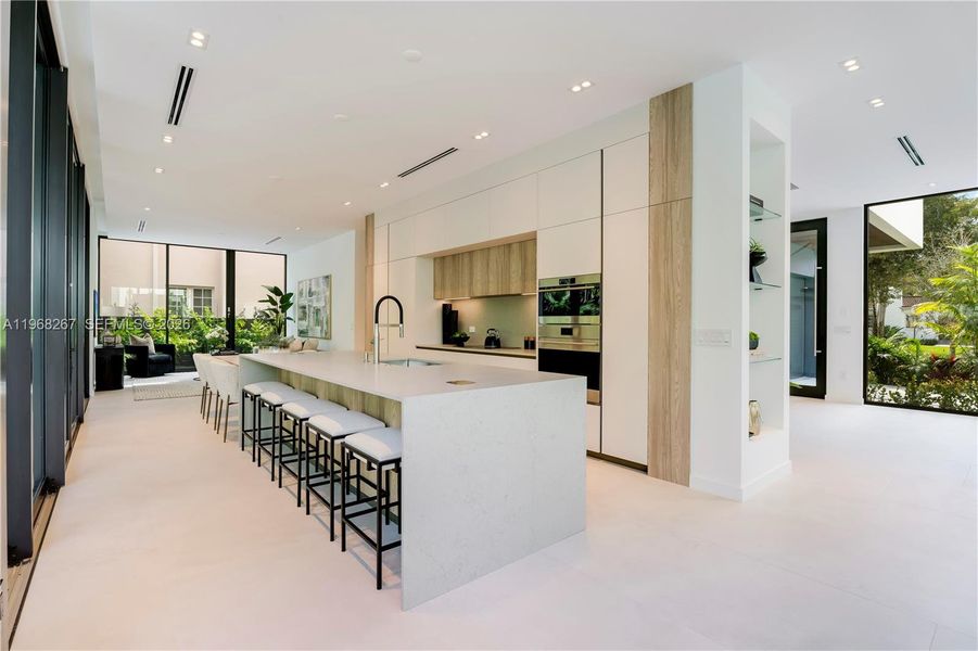 Furnished interior view inside a new home in , Miami (Image 6).