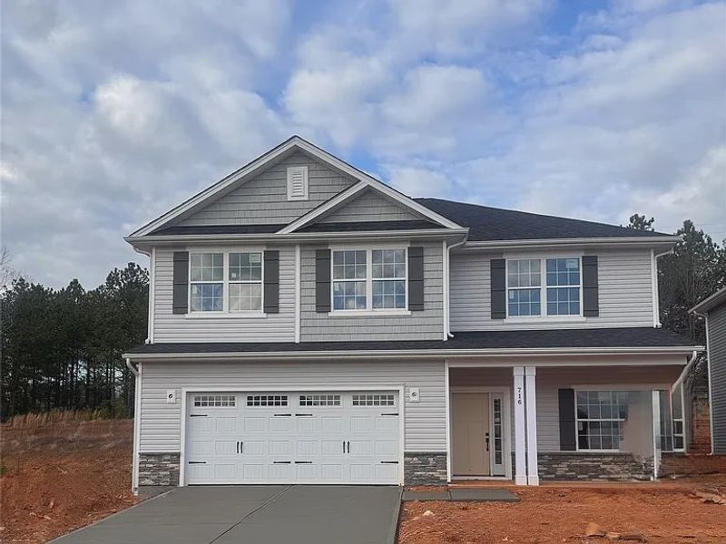In-progress construction of a new home in Village at Parkside, Gastonia, NC (Image 9).
