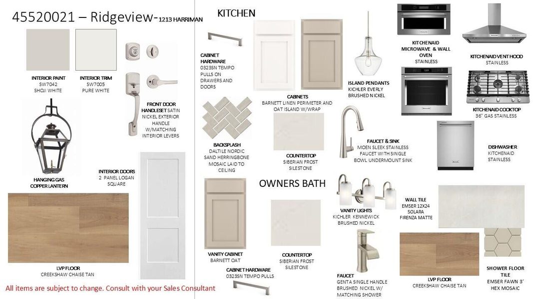 Sample of building materials used in homes in Point Hope – Park Collection, Charleston (Image 13).