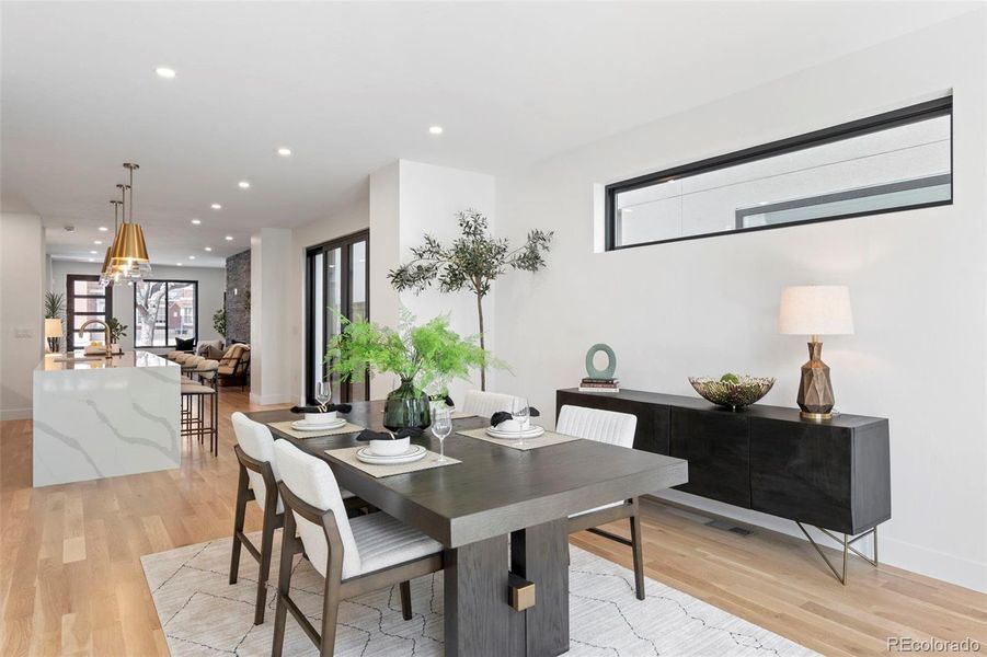 Furnished interior view inside a new home in , Denver (Image 12).