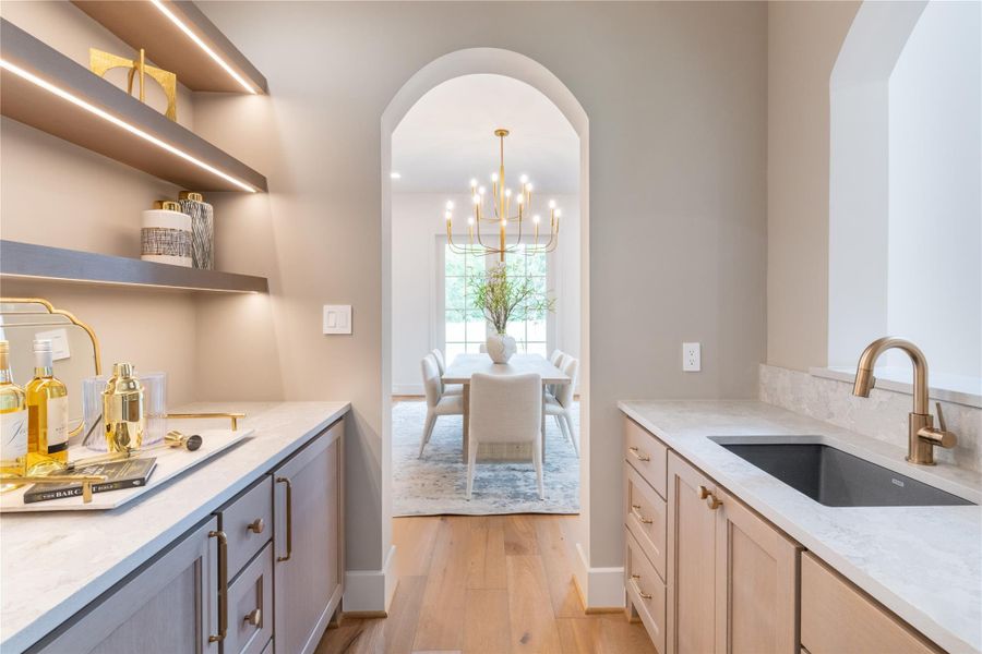 Furnished interior view inside a new home in , Spring (Image 12).