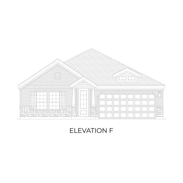 Representative rendering of the exterior for the Monroe F by First Texas Homes (Image 22).