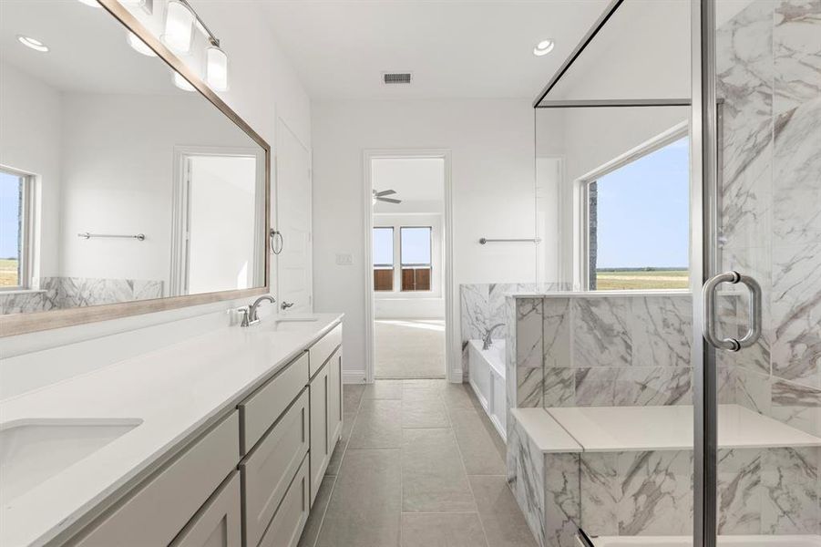 Furnished interior view inside a new home in Brookshire at Legacy Hills, Celina (Image 7).