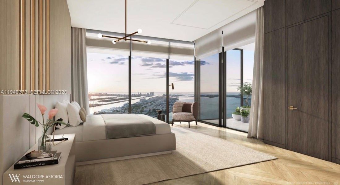 Furnished interior view inside a new home in , Miami (Image 9). Furnished interior view inside a new home in , Miami (Image 9).