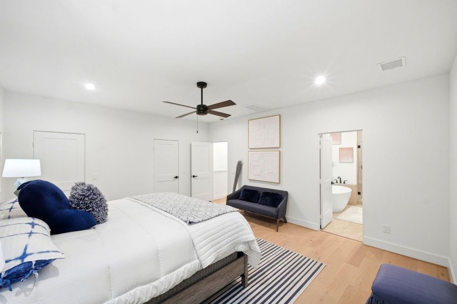 Furnished interior view inside a new home in , Houston (Image 44).