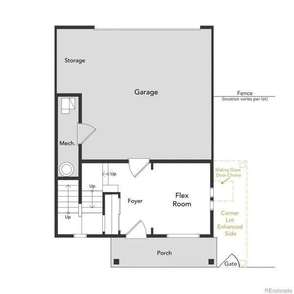 2D floor plan layout of this home in , Commerce City, CO (Image 2). 2D floor plan layout of this home in , Commerce City, CO (Image 2).