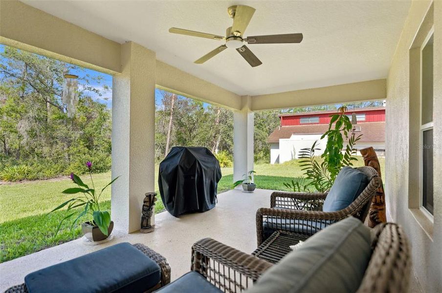 Exterior details and patio area of a home in , Spring Hill (Image 3).