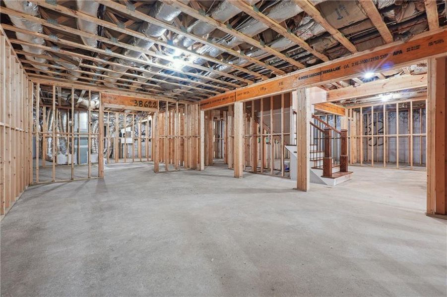 In-progress construction of a new home in , Roswell, GA (Image 60).