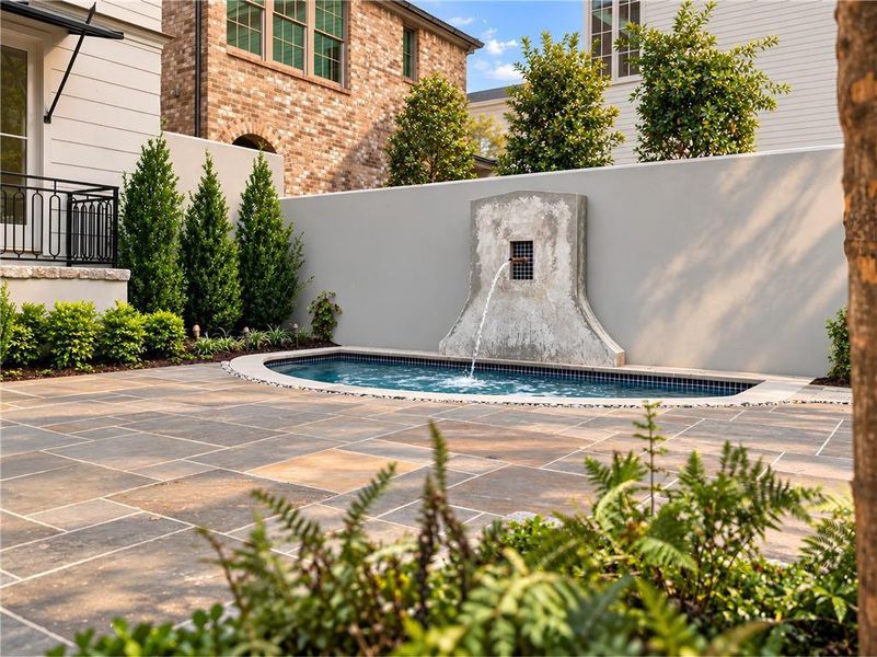 Exterior details and patio area of a home in , Atlanta (Image 37). Exterior details and patio area of a home in , Atlanta (Image 37).