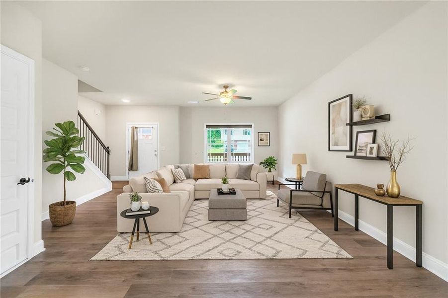Furnished interior view inside a new home in , McDonough (Image 14).